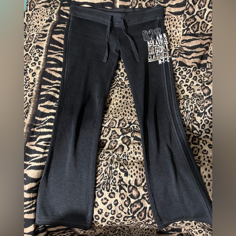 Y2K Super Low-Rise Sweatpants with Graphic Print